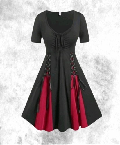 New gothic black red - &,