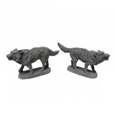 Dire Wolves Unpainted RPG Minis | Reaper Bones USA DnD Pathfinder Miniatures