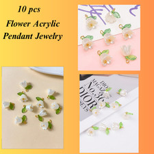 10pcs Imitation Beads Lily of
