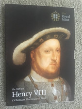 2009 Royal Mint Henry VIII The eighth Brilliant Uncirculated Five Pounds £5 coin
