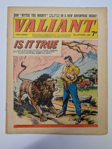 Valiant comic 14th september - comic,