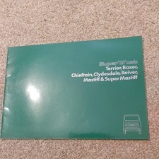 LEYLAND LORRY / TRUCK BROCHURE - SUPER  " G " CAB MODELS -REIVER / MASTIFF ETC