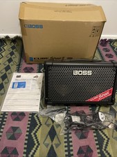 Boss Cube Street II Battery Powered Stereo Amplifier - Black,used Twice