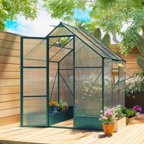 Transparent green 6x6ft 6x6 - 6x6ft,