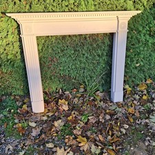 Wooden Painted Fire Surround Mantel Piece Woodburner Fireplace Surround