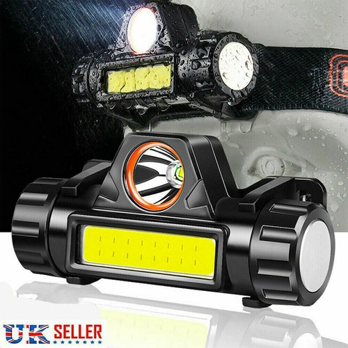 Cob led headlamp headlight usb - cob,