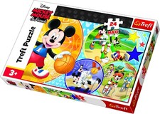 Trefl 24 Maxi Piece Kids Large Disney Mickey & Friends Sports Jigsaw Puzzle NEW