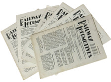 7x Vintage Railway Locomotives Magazine 1946 - 1947 job lot loco papers publicat