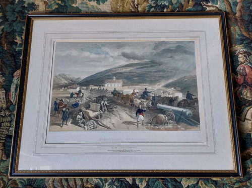 Crimean war tinted lithograph - crimean,