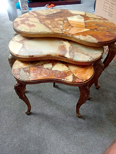 Antique set marble - 3,