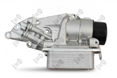 Engine oil cooler water-cooled