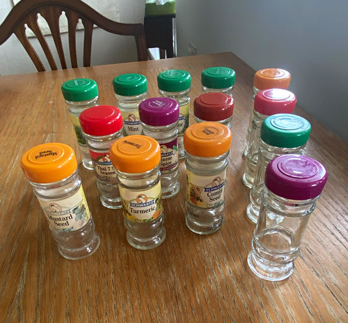 Schwartz glass spice jar - glass,