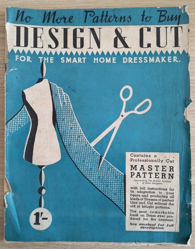 Vintage 1940s design cut - &,