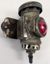 Antique Joseph Lucas No 344 Acetylene Carbide Rear Bike Bicycle Motorcycle Light