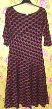 Sangria Black Pink Mix Midi