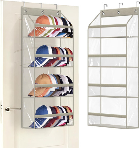 Clear over the door hat - door, racks