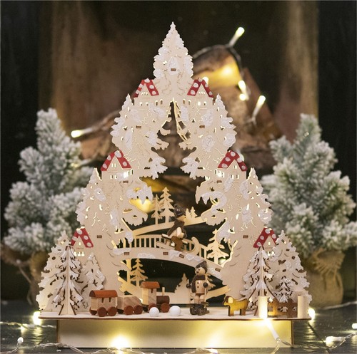Christmas candle bridge - candle,