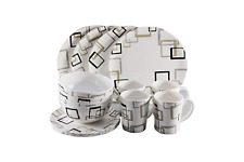 Camptech Sovereign Melamine Dinner Set  16pcs - Camping Caravan Motorhome