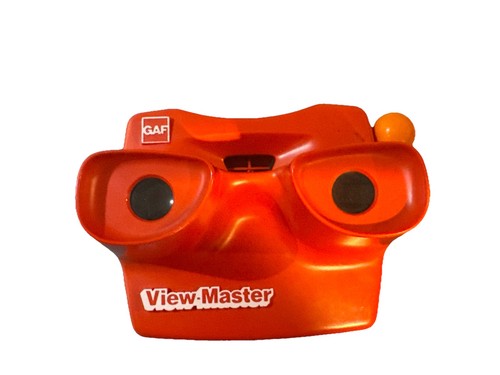 Gaf viewmaster red vintage - gaf,