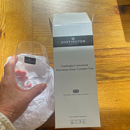 Dartington crystal stemless - dartington,