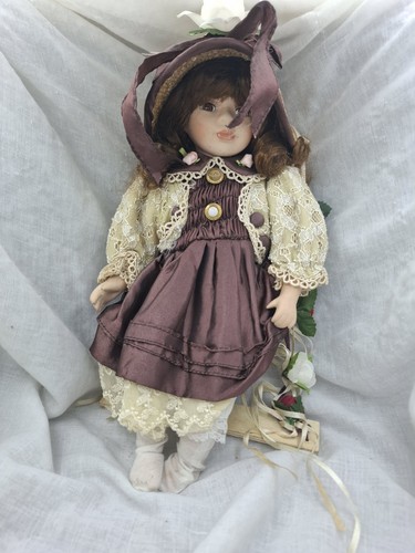 Vintage porcelain doll - vintage,