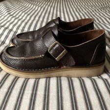 Toast Fracap Italian Handcrafted Artisan Sandals Brown Leather Size 3.5 / 36