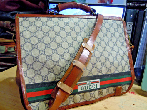 Auth vintage old leather - auth,