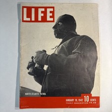 Vintage January 19, 1942 Life