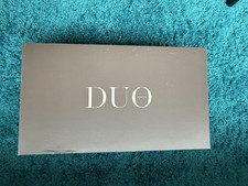 Duo Samantha Black Leather Over Knee Thigh Boot Buckles Size 6/39 44cm Calf