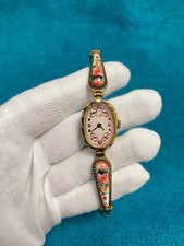 Vintage enamel cocktail watch