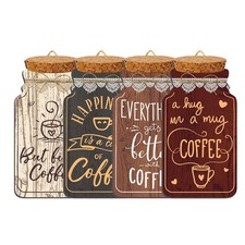 4 Pcs Rustic Home Decor Wall