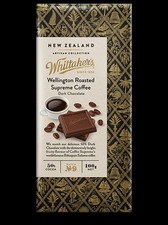 Whittaker's Artisan Wellington Roasted Coffee Supreme 100g Dark Chocolate Block 