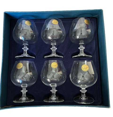 Crystal arques cognac - 8x,