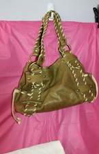Kooba Sienna Handbag olive Green With Rope Accents And Dust Bag 