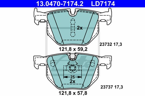 New brake pad - brake, set,
