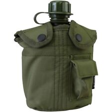 Military Water Bottle & Pouch I'm a Celeb Style KIDS CAMPING CANTEEN Army Camo