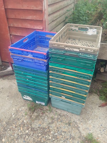 Used bale arm tray - bale, stacking