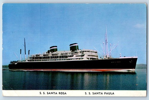 Curacao postcard santa - curacao, s.s.