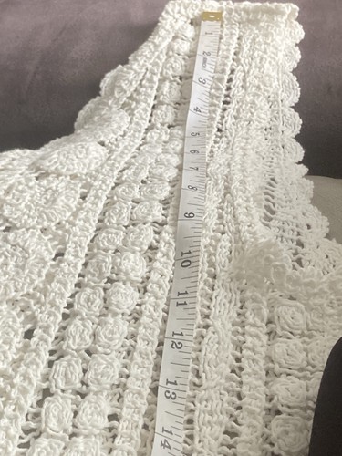 Ivory crochet button front - ivory,