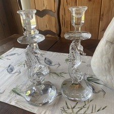PAIR WATERFORD CRYSTAL 11.5”
