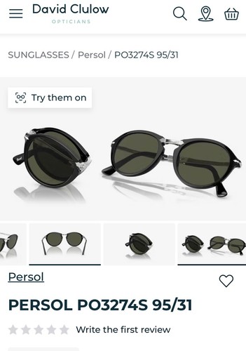 Stunning persol foldable - stunning,