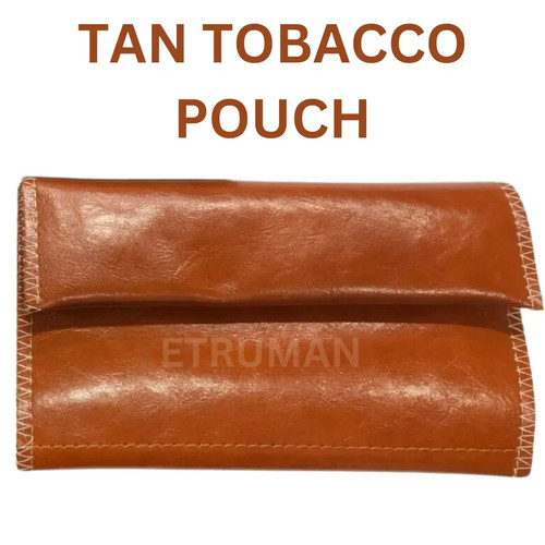 Tan tobacco pouch rizla slot - tobacco,