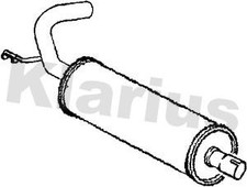 Exhaust Tail Pipe With Back