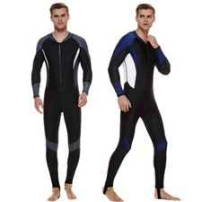 Men Rash Guards Swimsuit Full Body Dry Zipper Surfing Suit Long Sleeved Surfing