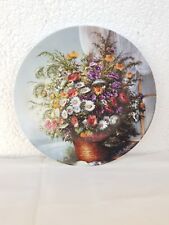 1991 German Rosenthal Classic Rose Wall Plate Signed By EWK Collande. Bradex Reg