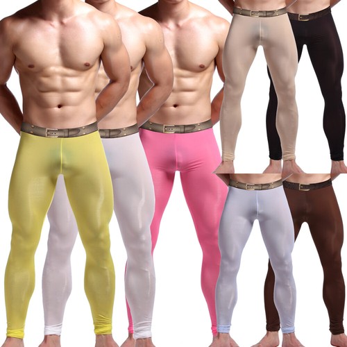 Thin men leggings sport - thin, pants