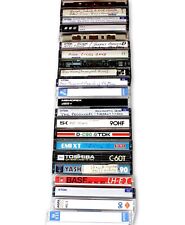 JOB LOT / RESALE 22x Vintage Blank Cassette Tapes Sony TDK Maxell BBC AGFA Hi-FI
