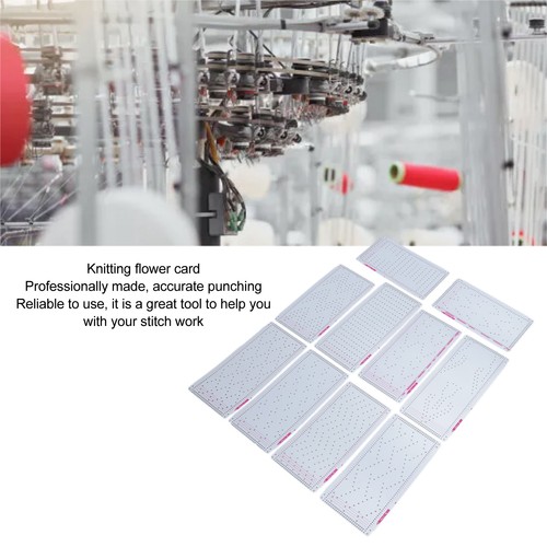 Knitting machine flower card - knitting,