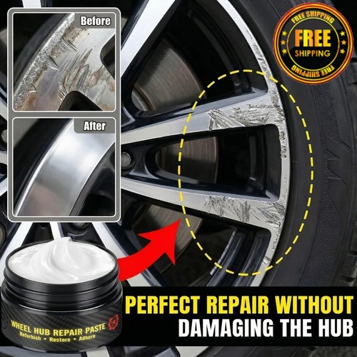 Car wheel rim scratch - rim, repair
