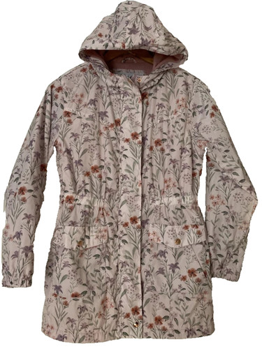 Girls floral pink hooded - girls,
